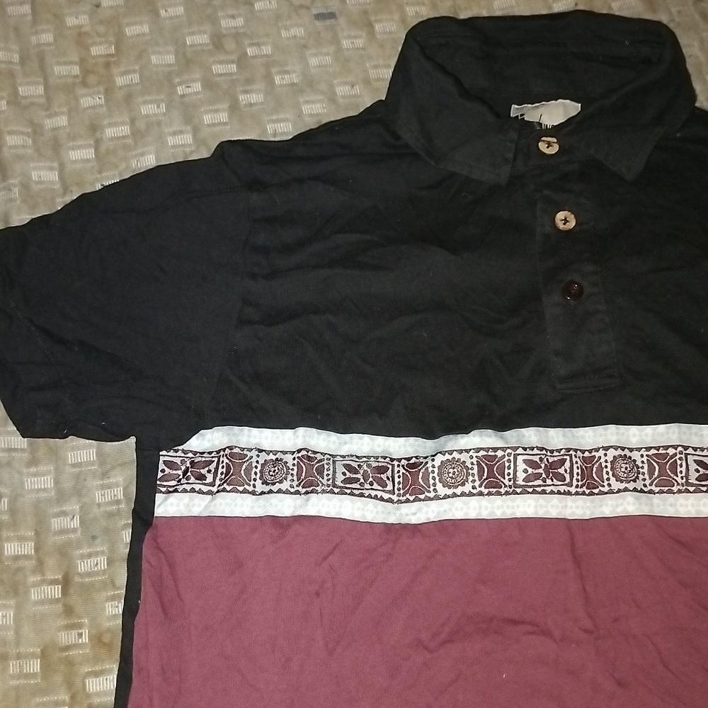 NWOT XS Insight Broad Striped Polo Shirt